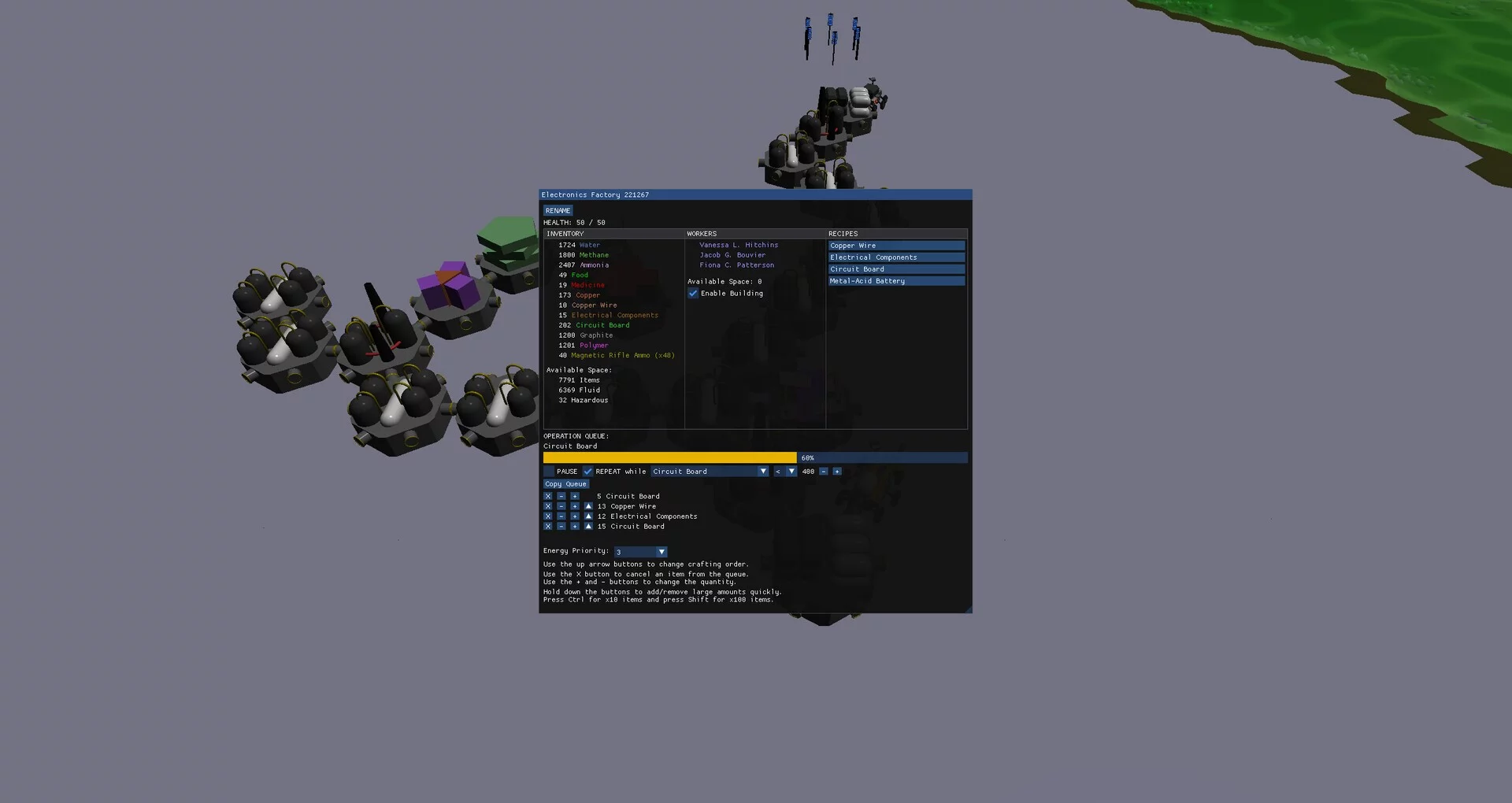 Изображение игры: Hexbot Colony