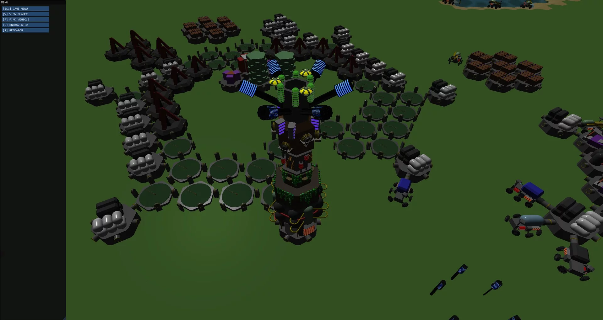 Изображение игры: Hexbot Colony