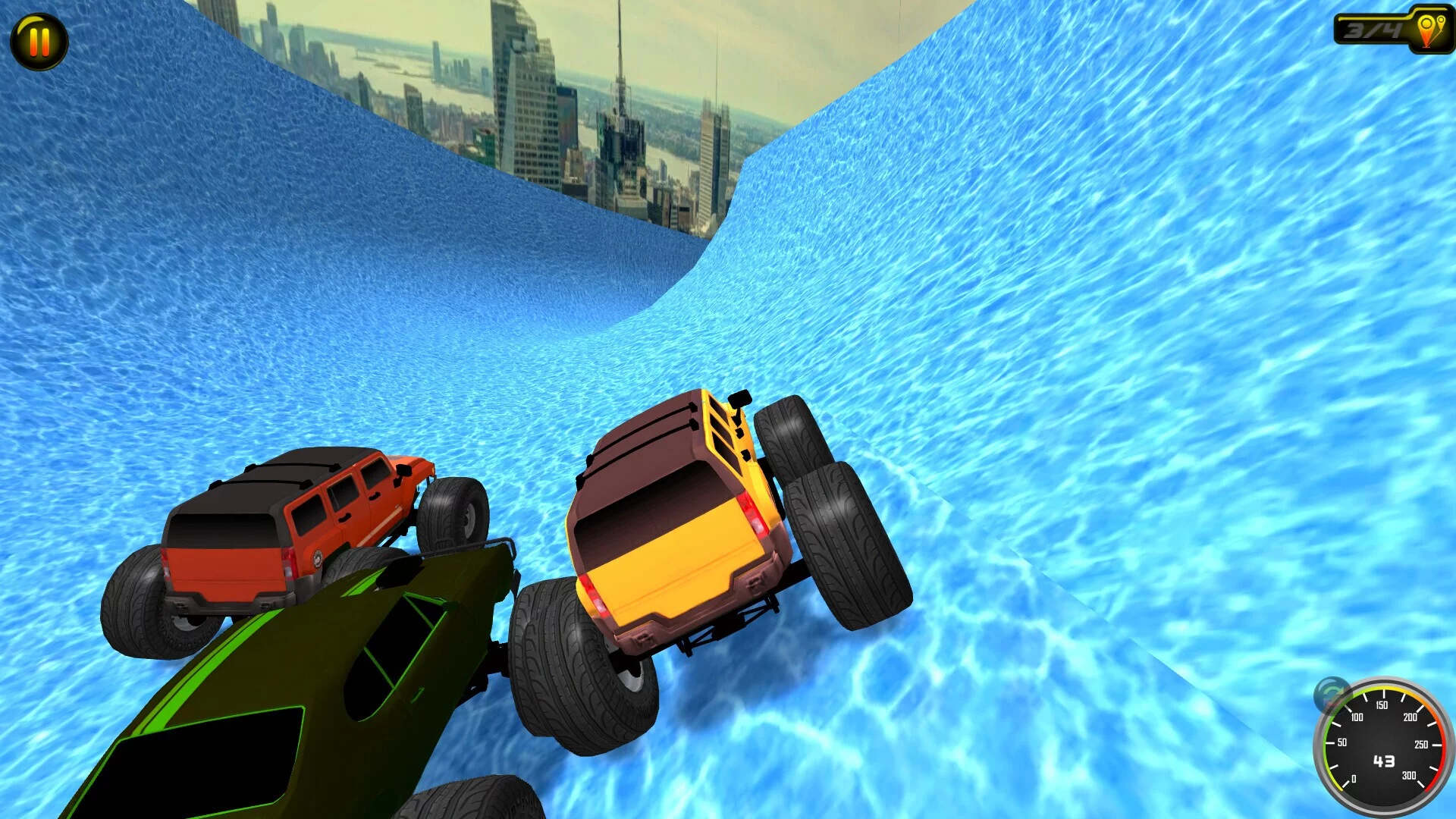 Изображение игры: Fly Fly Monster Truck 2