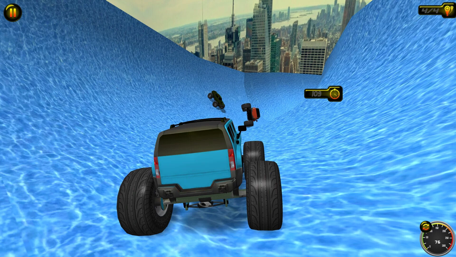 Изображение игры: Fly Fly Monster Truck 2
