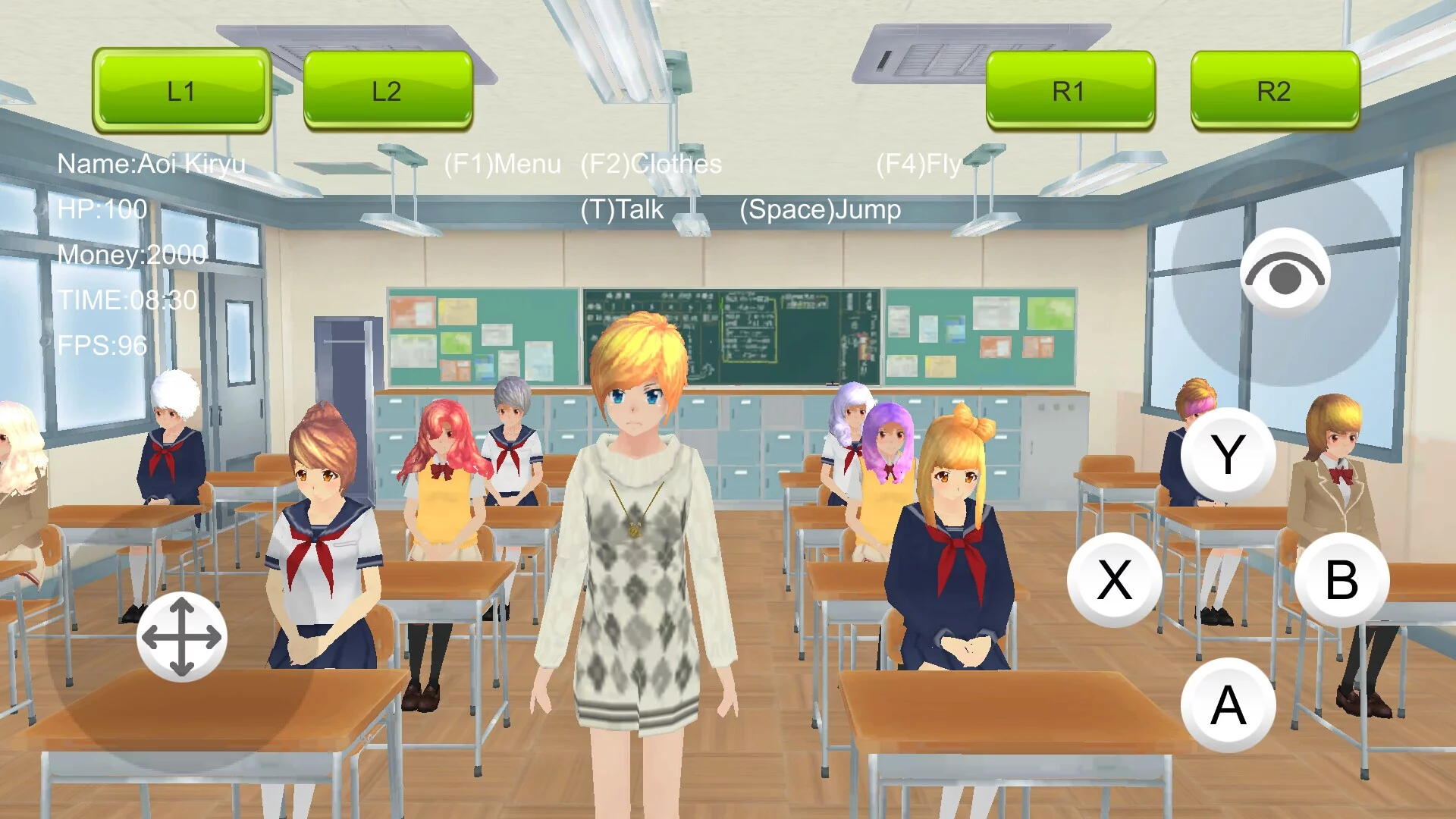 Изображение игры: Women's School Simulator 2022