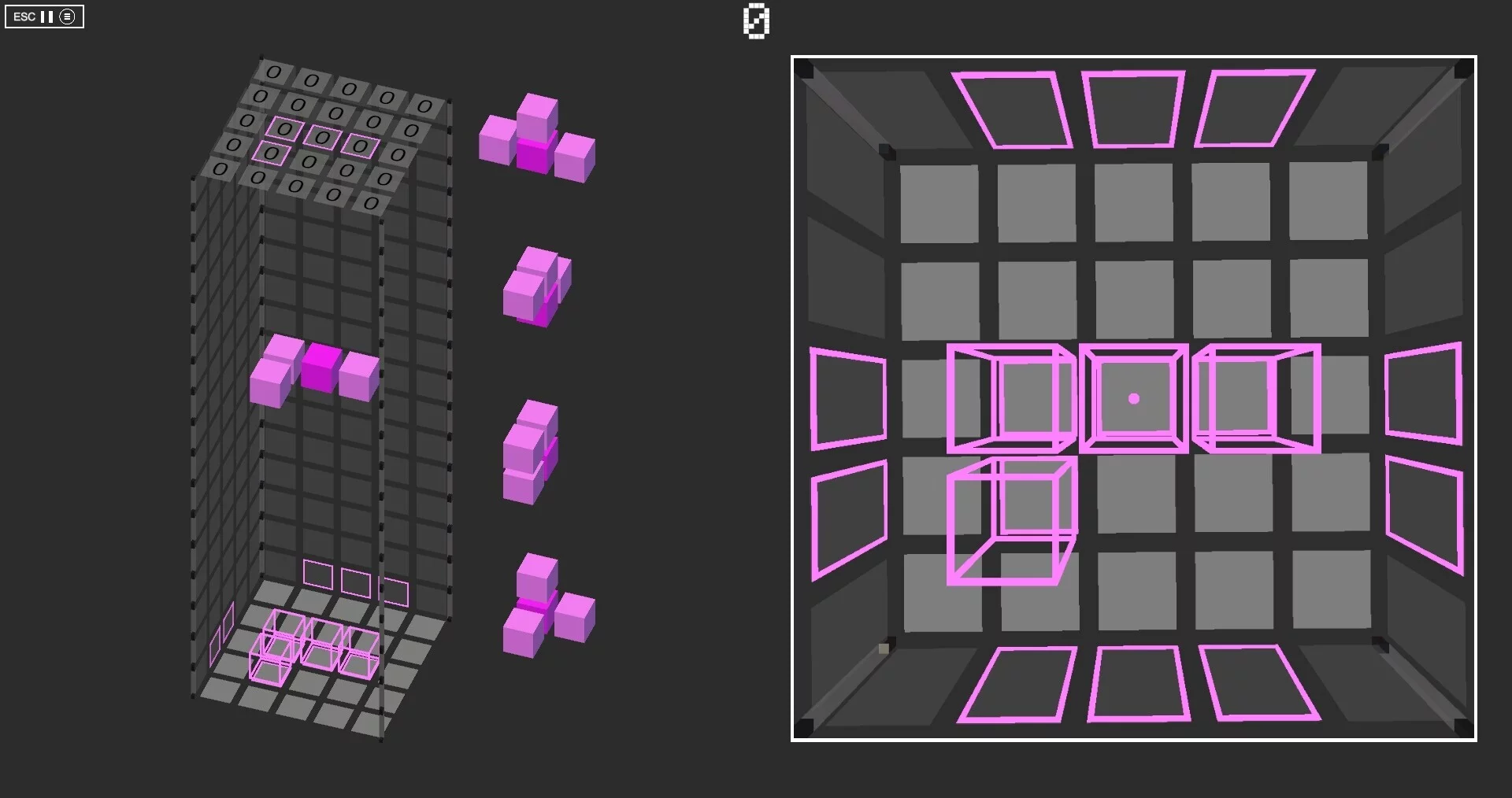 Изображение игры: Cubic Tetris