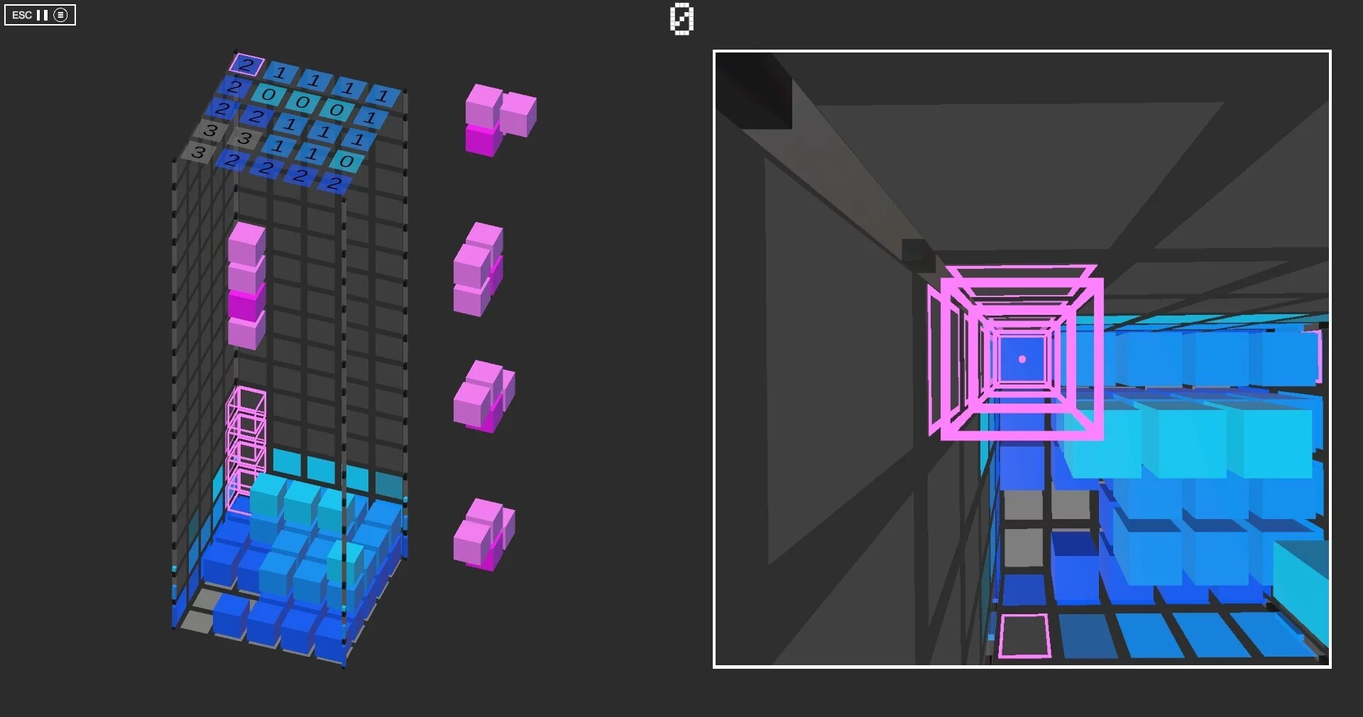 Изображение игры: Cubic Tetris