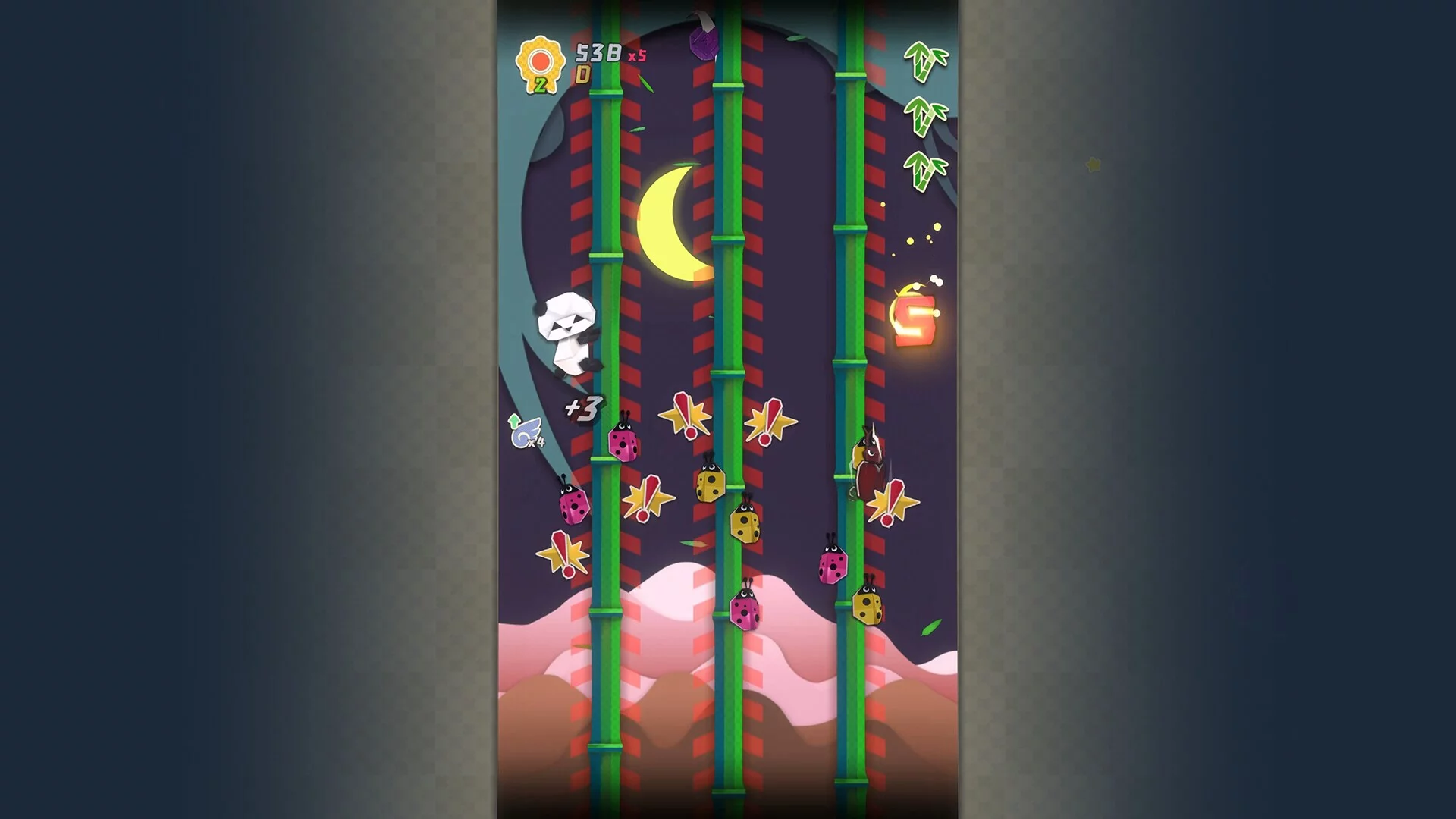 Изображение игры: Panda vs Bugs