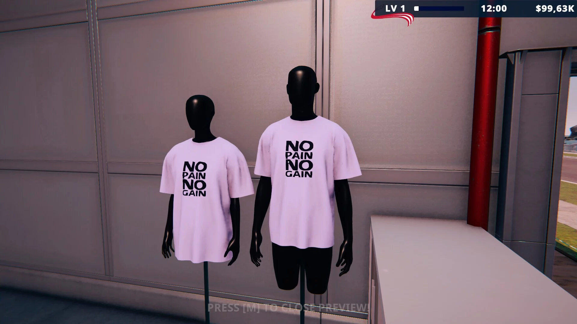 Изображение игры: Factory Outlet Simulator: Prologue