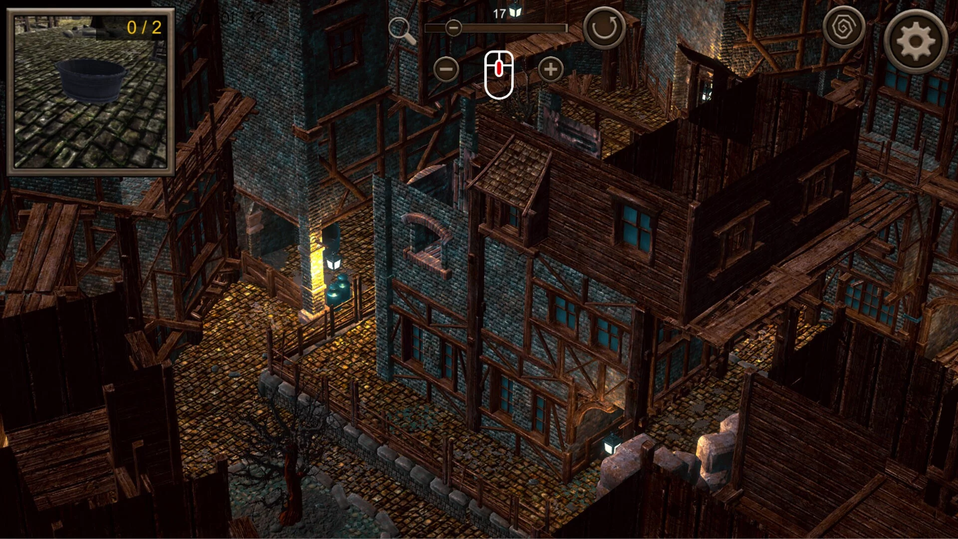 Изображение игры: Hidden Haunted Town Top-Down 3D