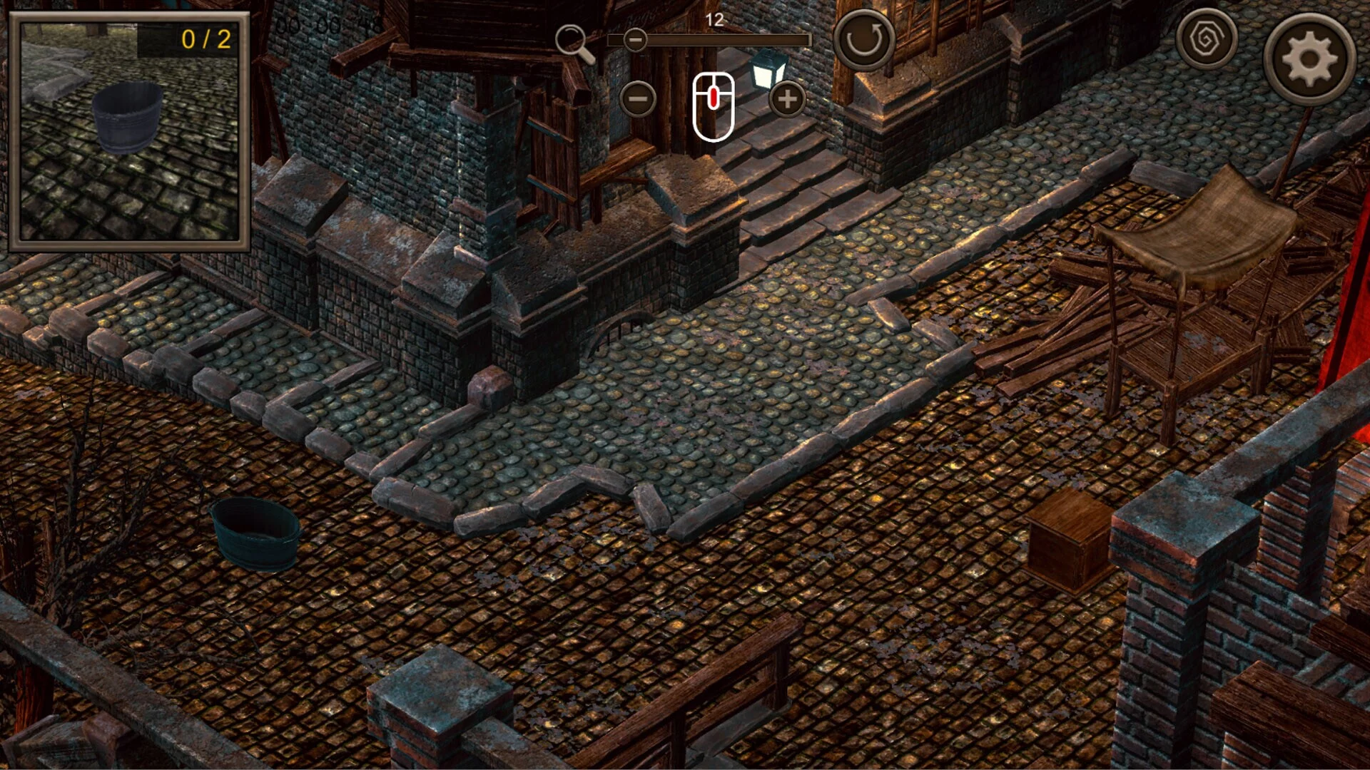 Изображение игры: Hidden Haunted Town Top-Down 3D