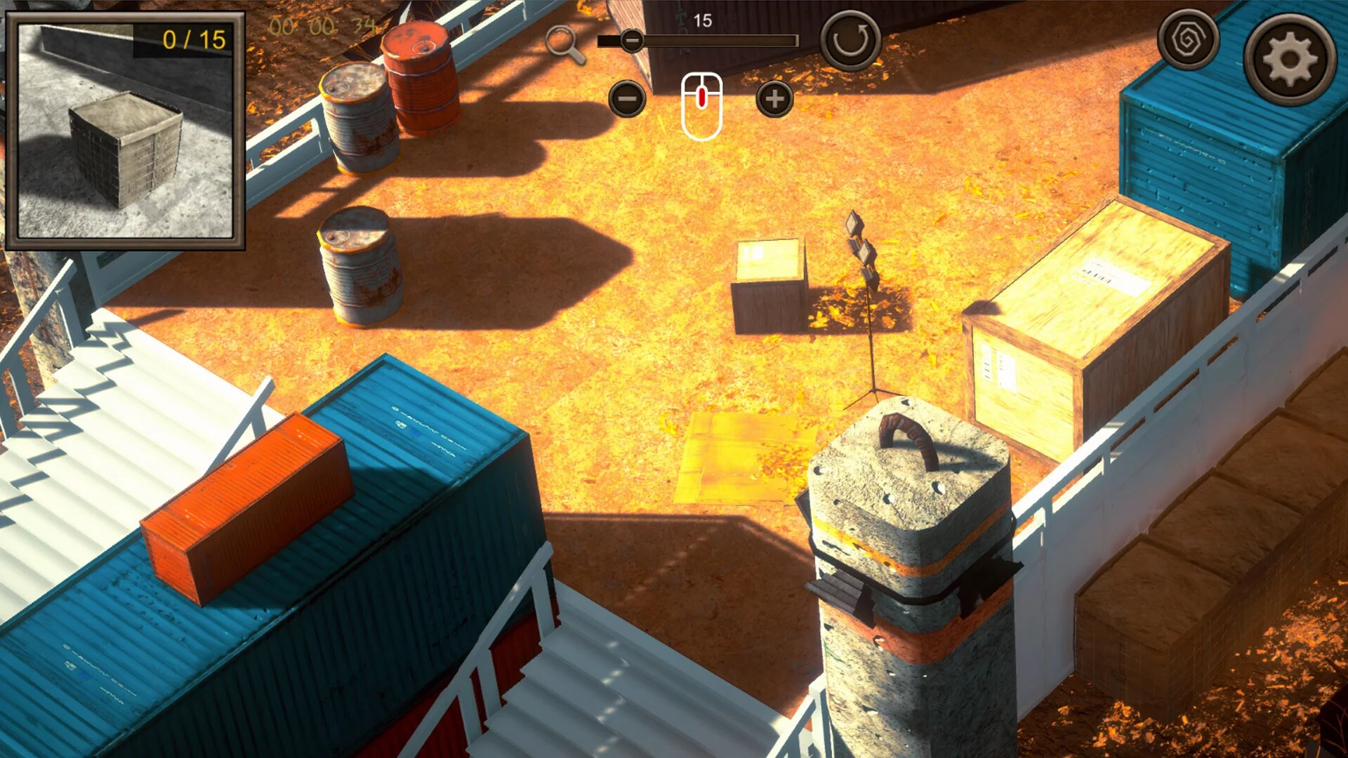 Изображение игры: Hidden FPS Shooting Top-Down 3D