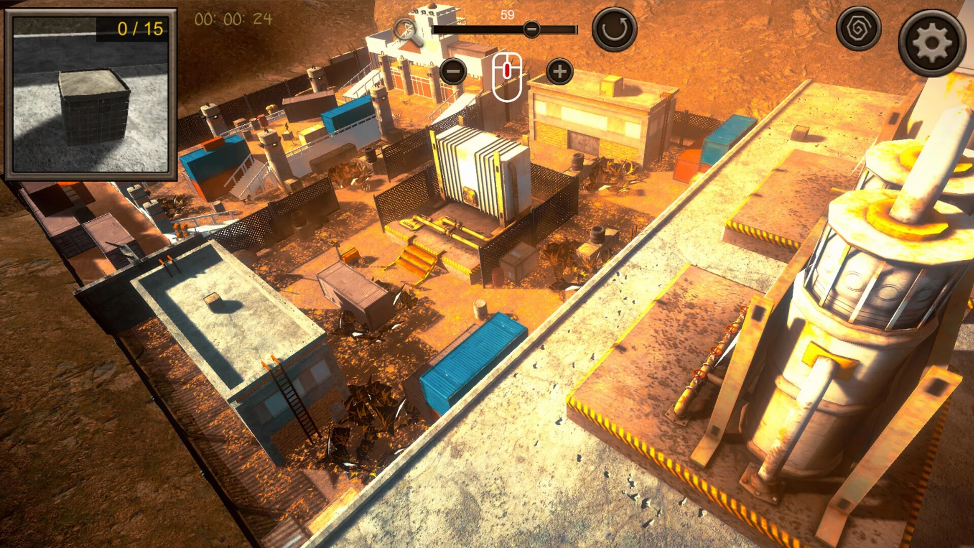 Изображение игры: Hidden FPS Shooting Top-Down 3D