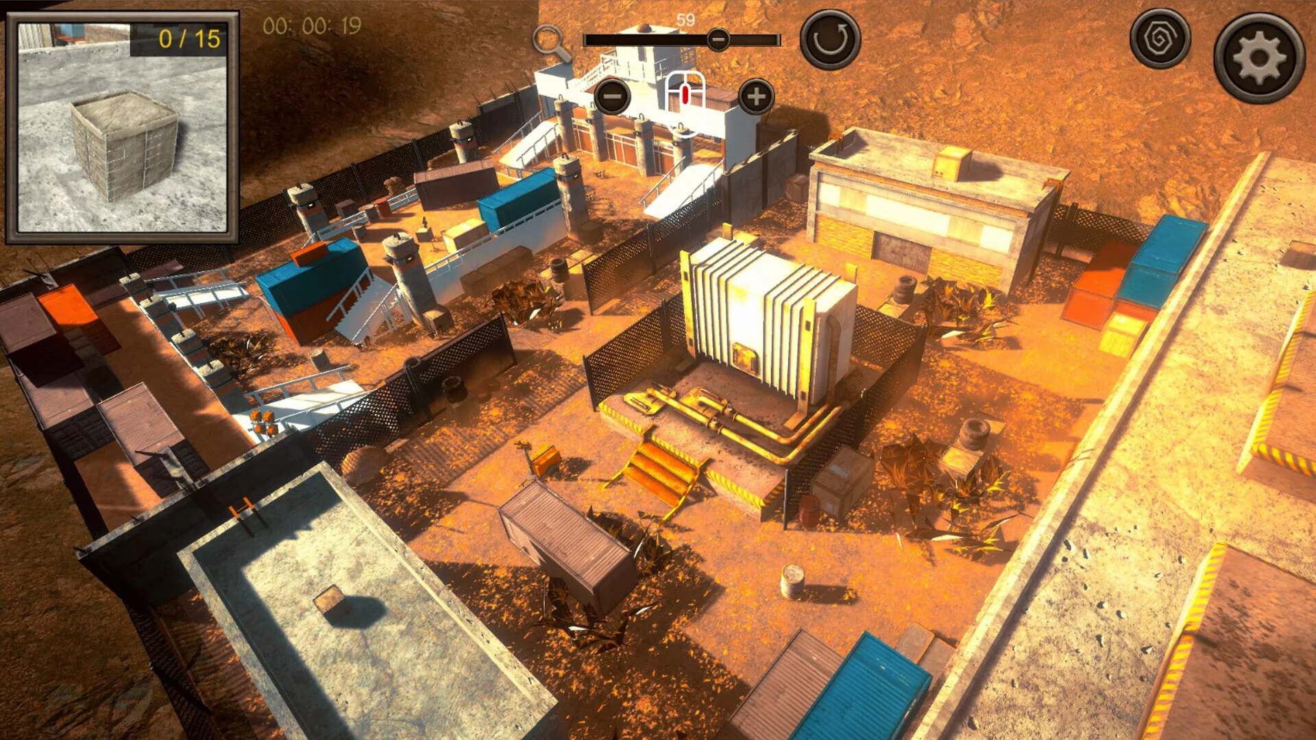 Изображение игры: Hidden FPS Shooting Top-Down 3D