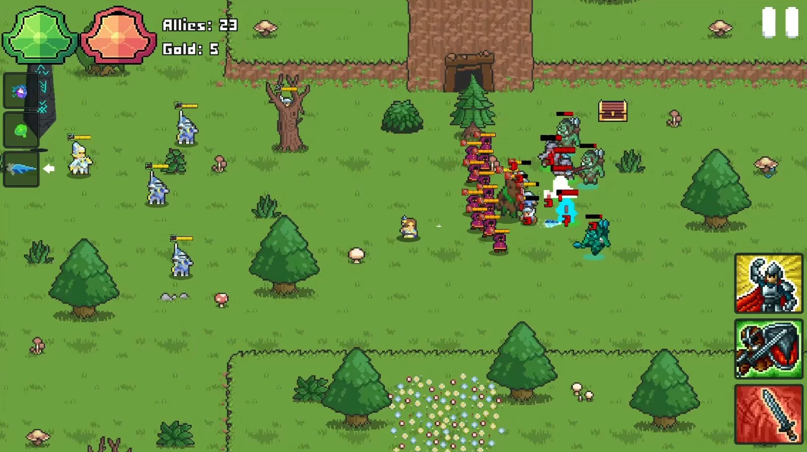 Изображение игры: Battle for the Crystals