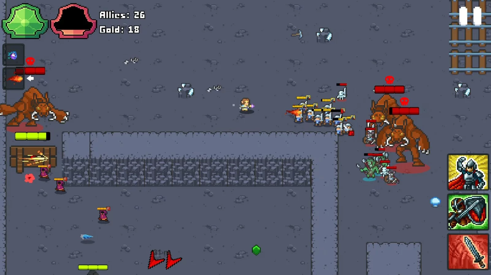Изображение игры: Battle for the Crystals