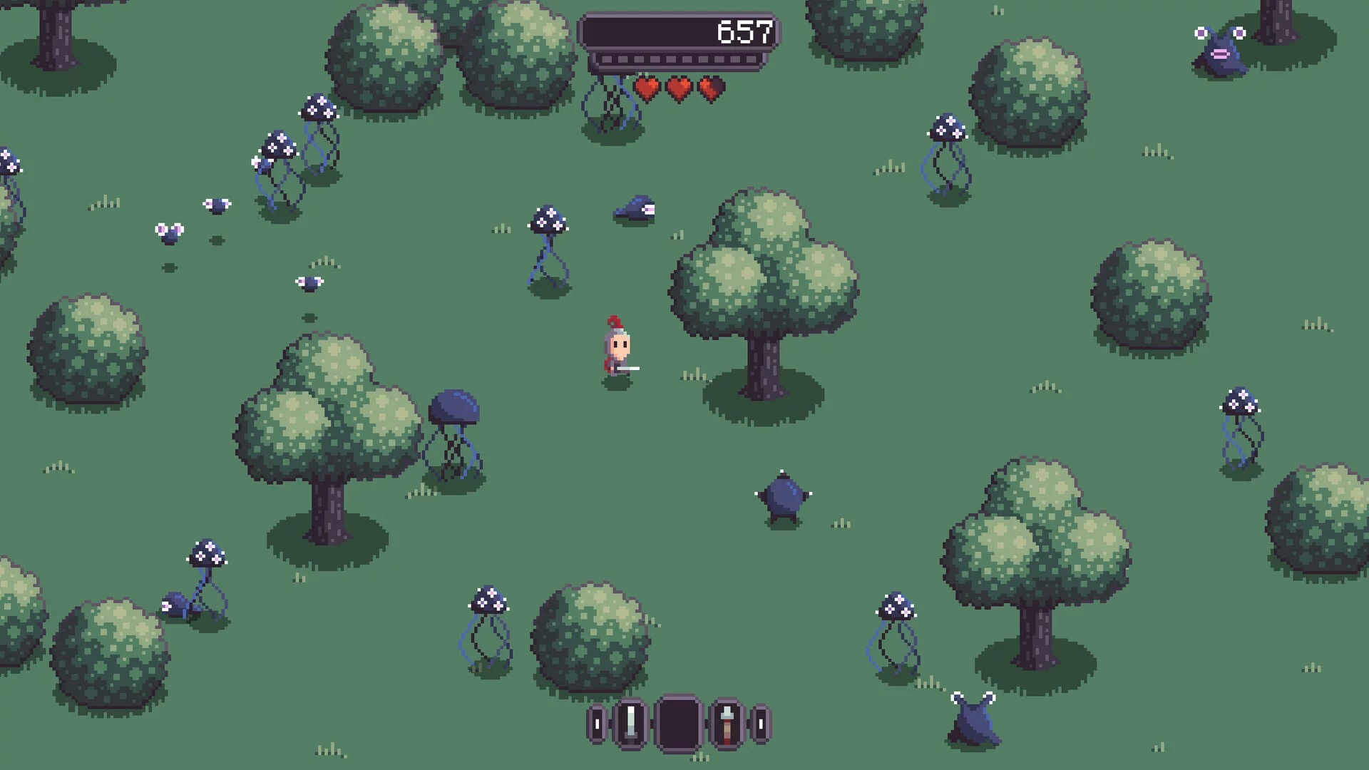 Изображение игры: Knight Runner: Blade and Bolt