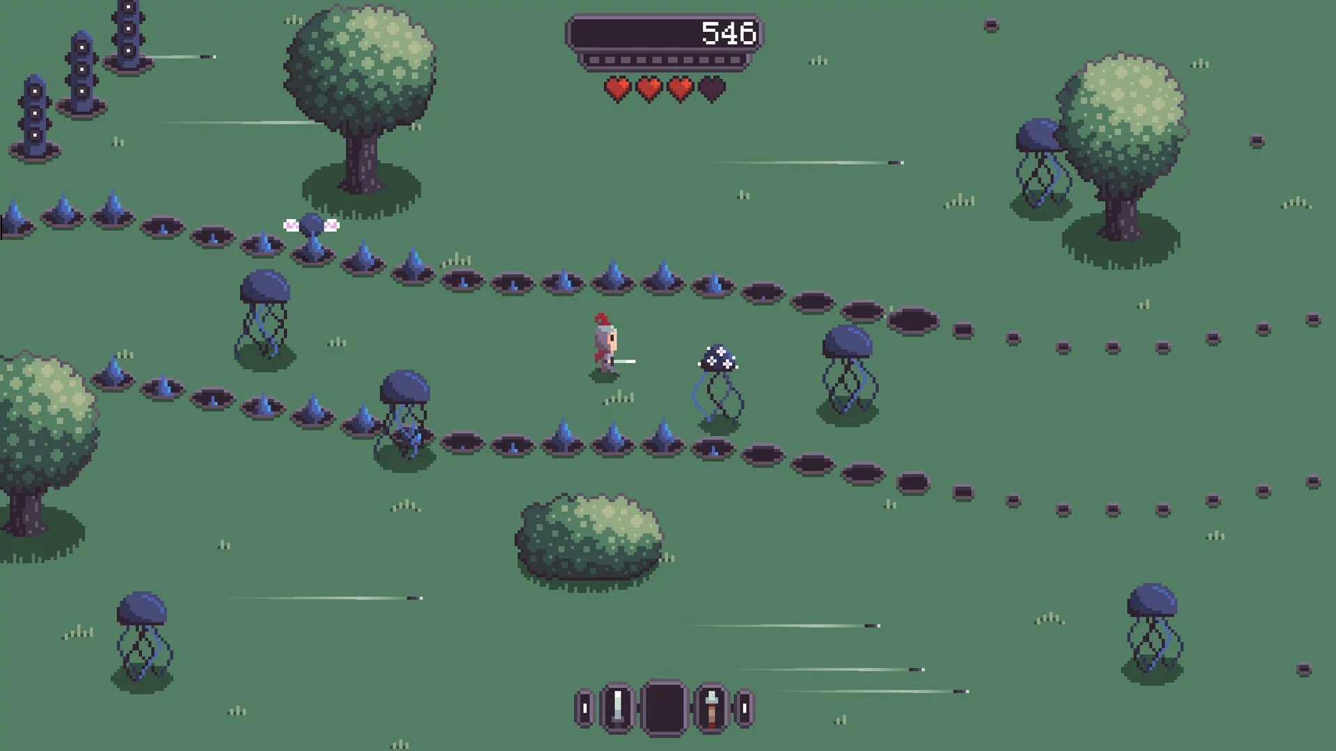 Изображение игры: Knight Runner: Blade and Bolt