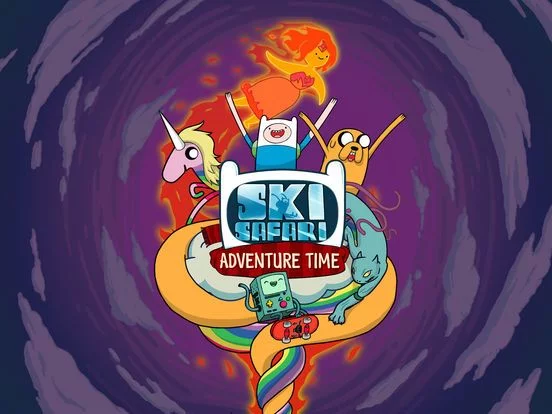 Изображение игры: Ski Safari: Adventure Time