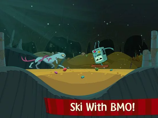 Изображение игры: Ski Safari: Adventure Time
