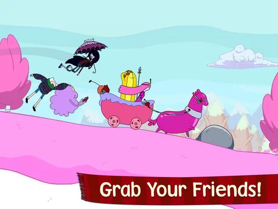 Изображение игры: Ski Safari: Adventure Time