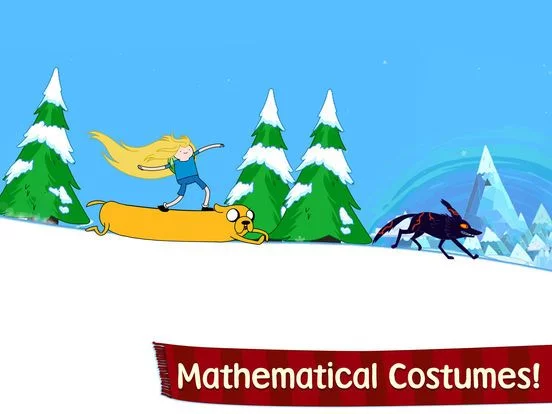 Изображение игры: Ski Safari: Adventure Time