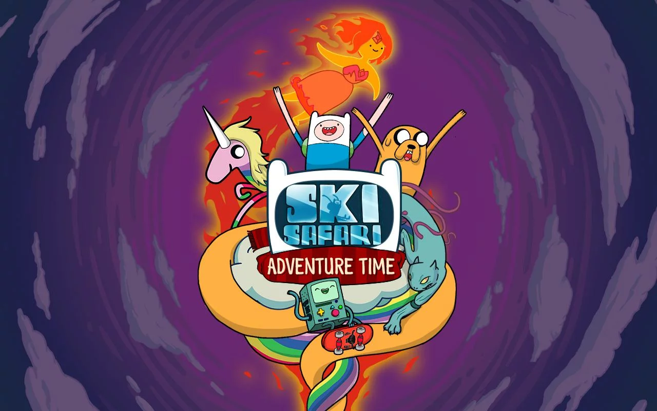 Изображение игры: Ski Safari: Adventure Time