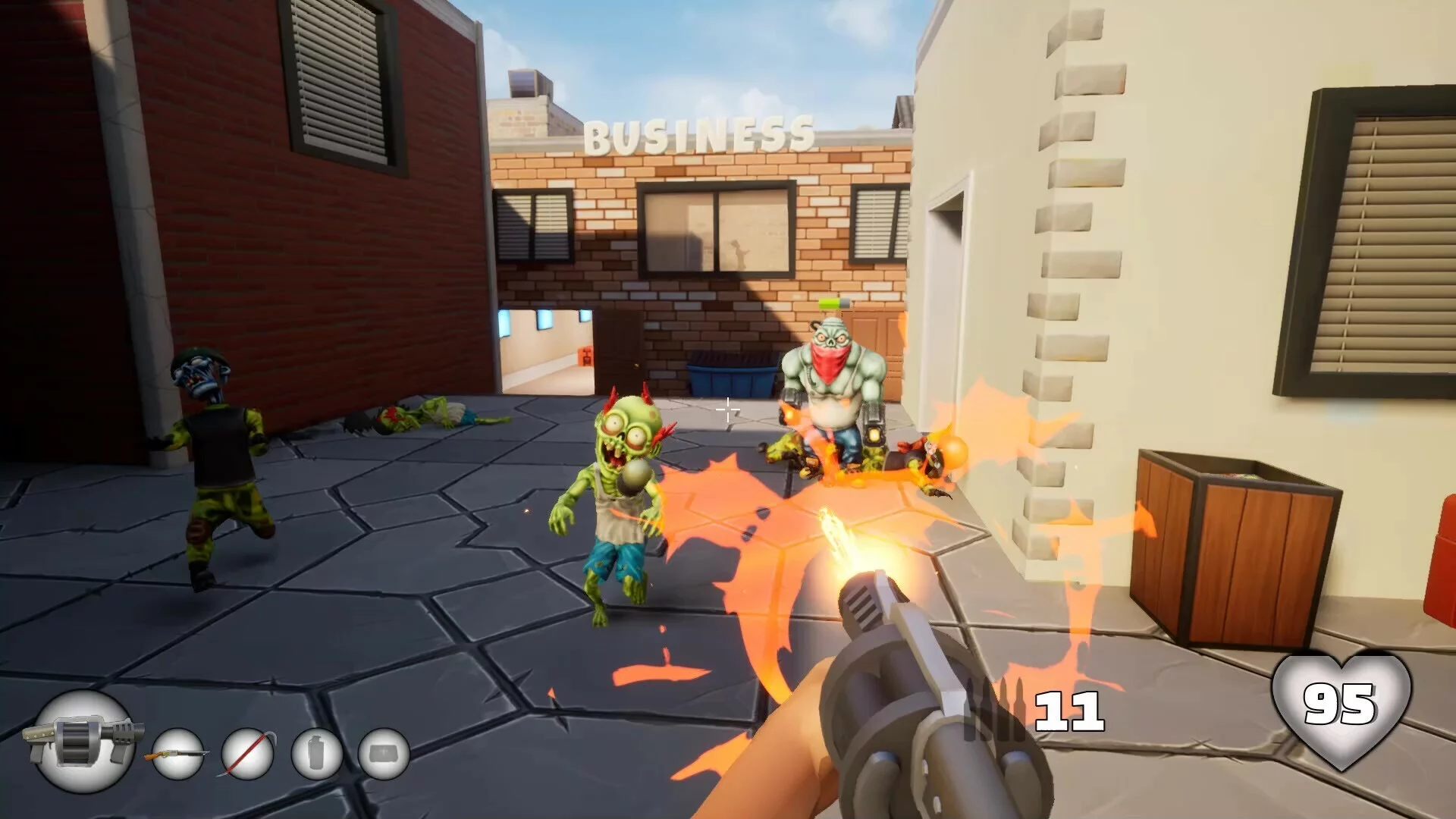 Изображение игры: Escape From Zombietown