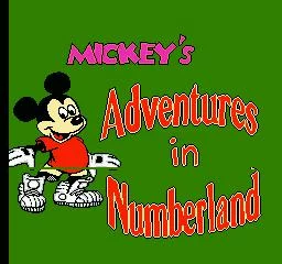 Изображение игры: Mickey's Adventures in Numberland