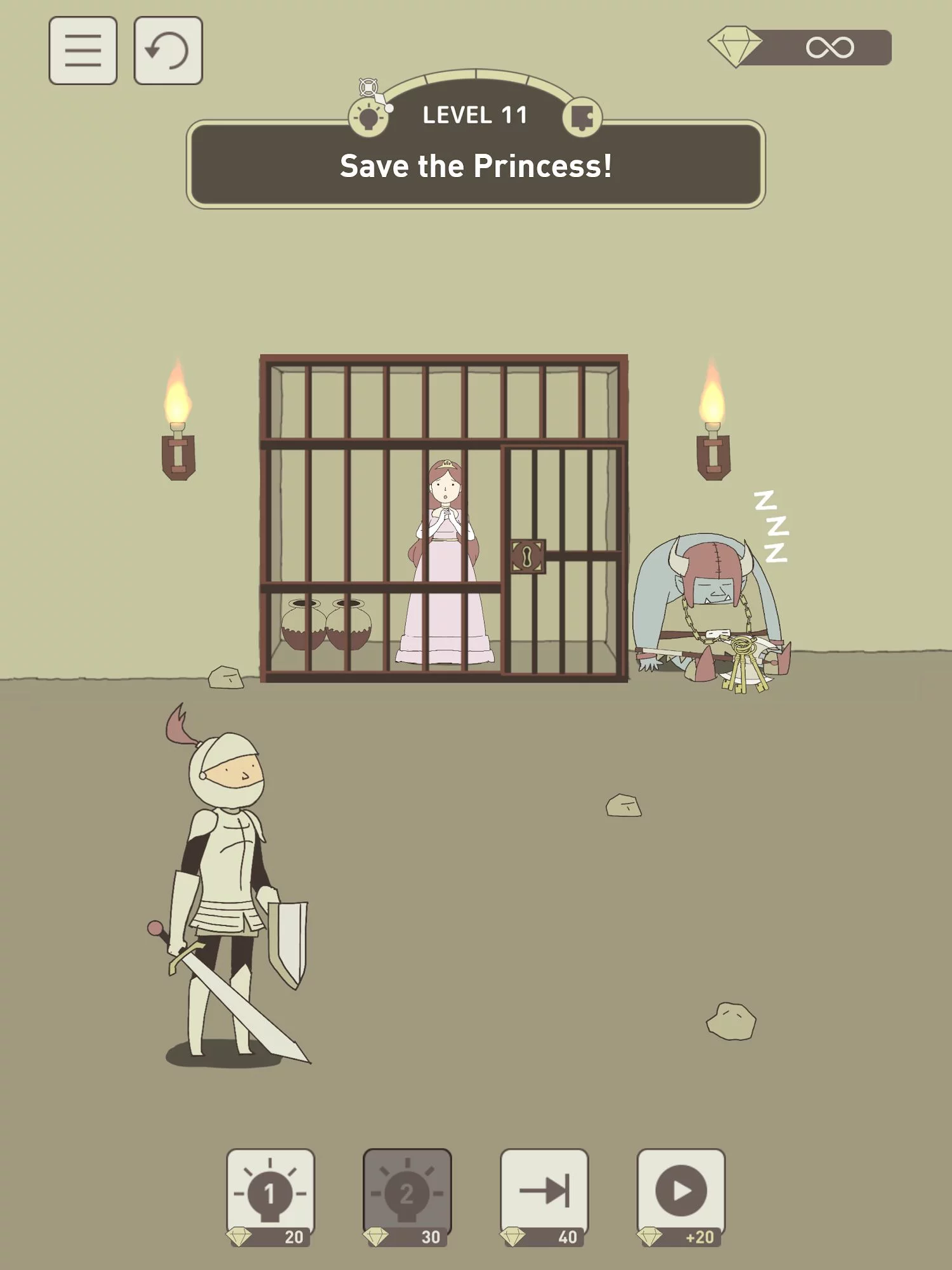 Изображение игры: IQ Dungeon