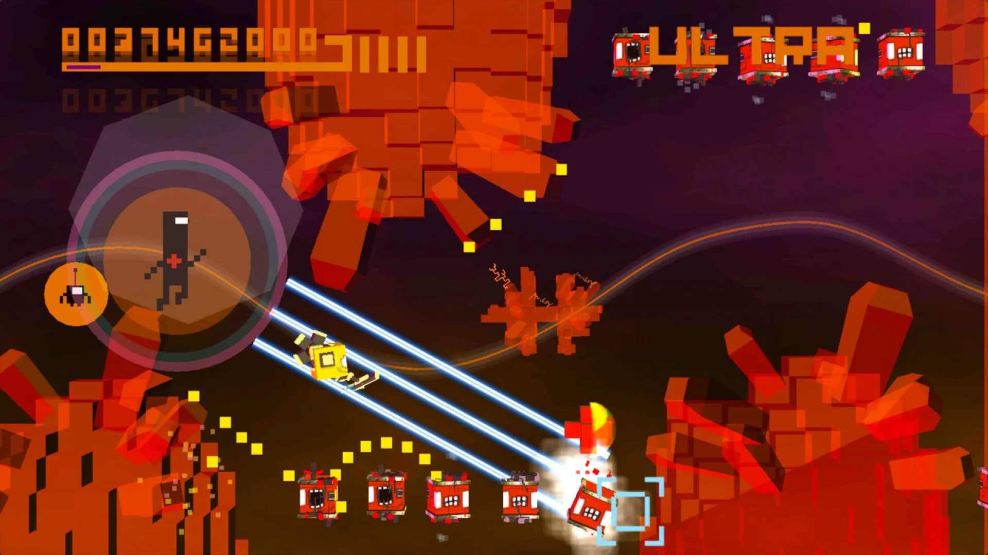 Изображение игры: BIT.TRIP FATE