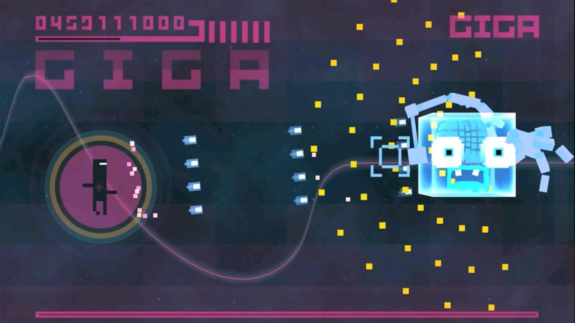 Изображение игры: BIT.TRIP FATE