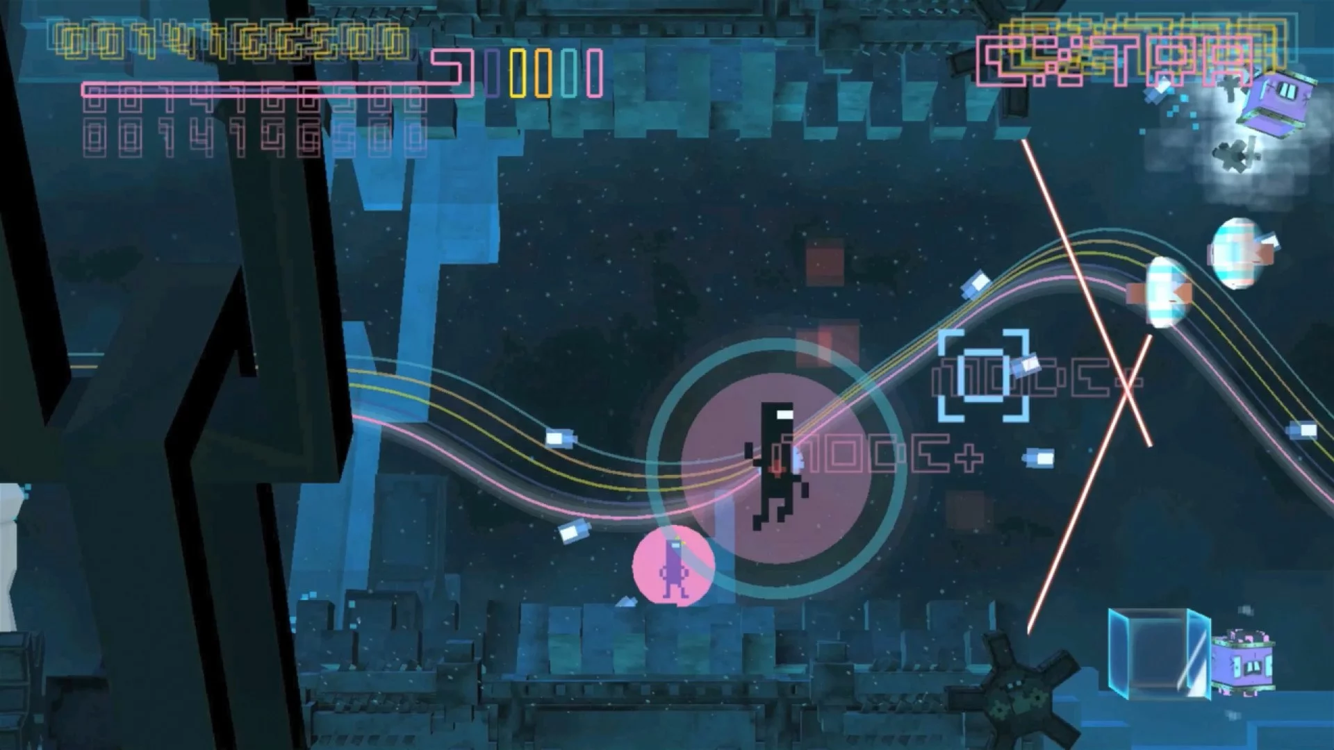 Изображение игры: BIT.TRIP FATE
