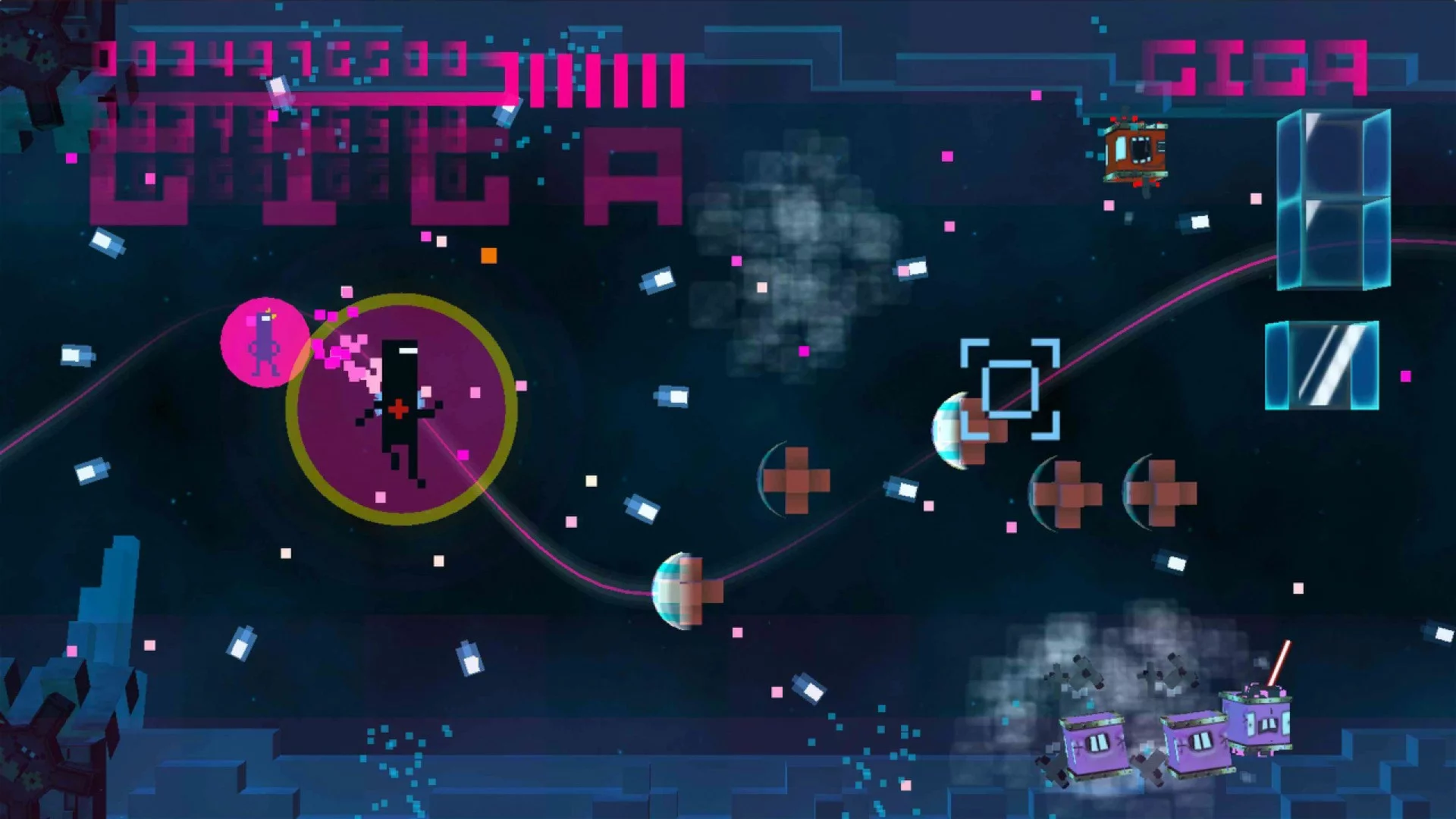 Изображение игры: BIT.TRIP FATE