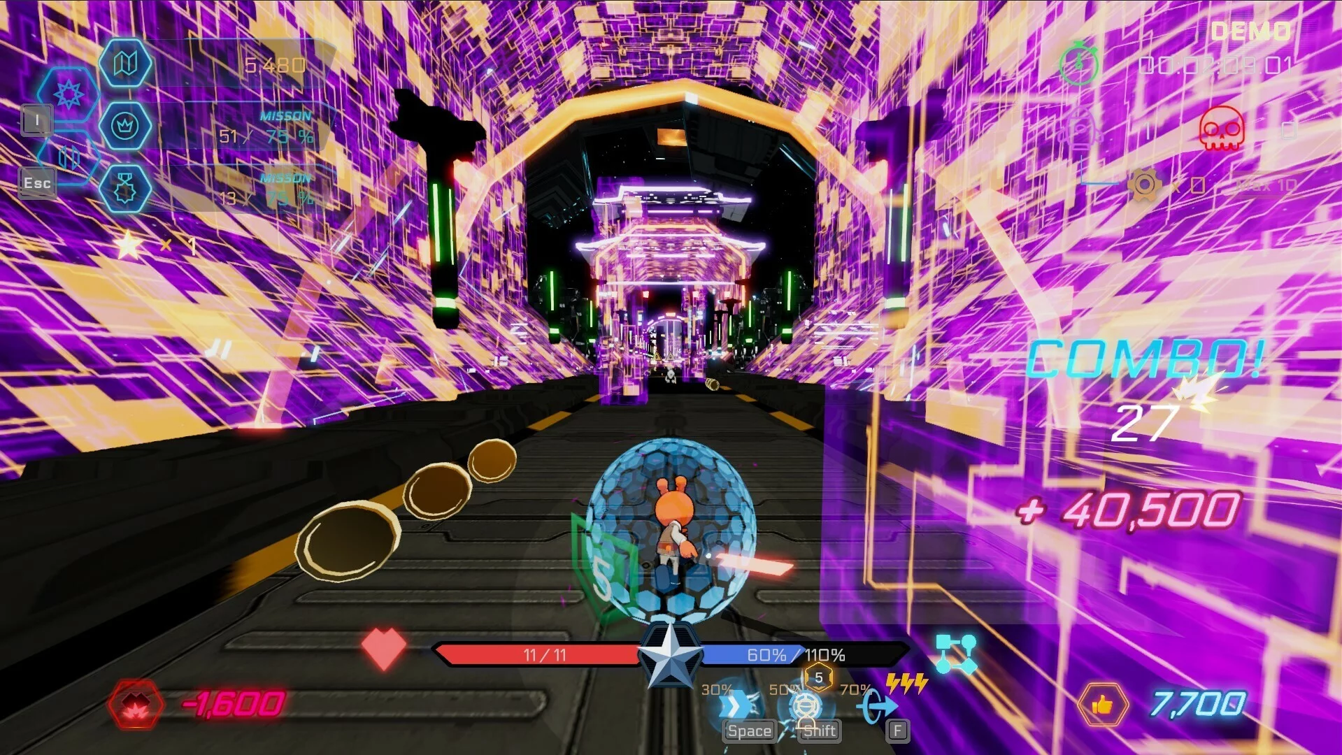 Изображение игры: Star Rabbits