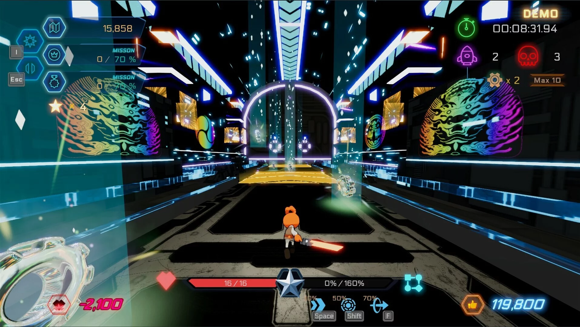 Изображение игры: Star Rabbits