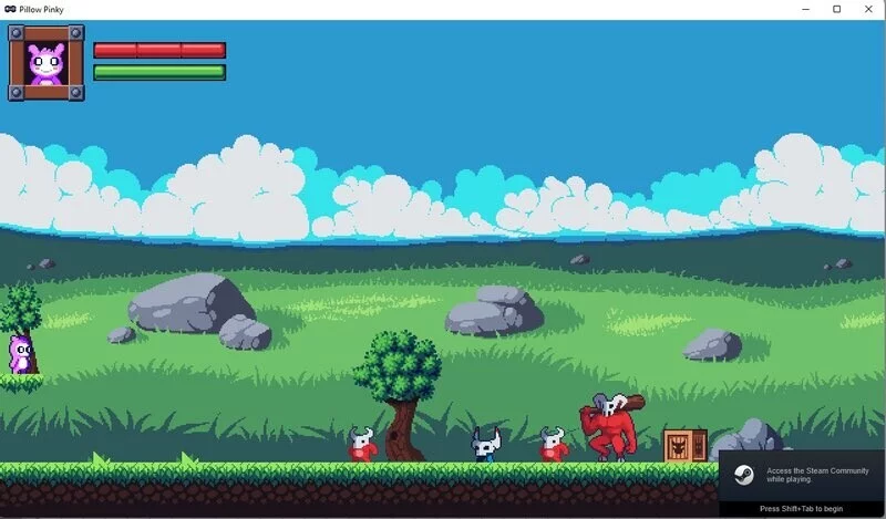 Изображение игры: Pillow Pinky