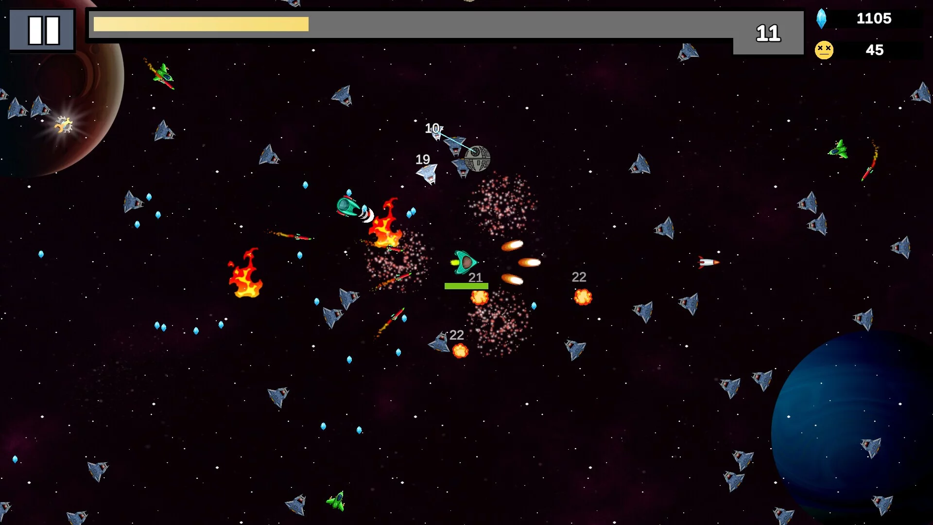 Изображение игры: Space Horde Attack