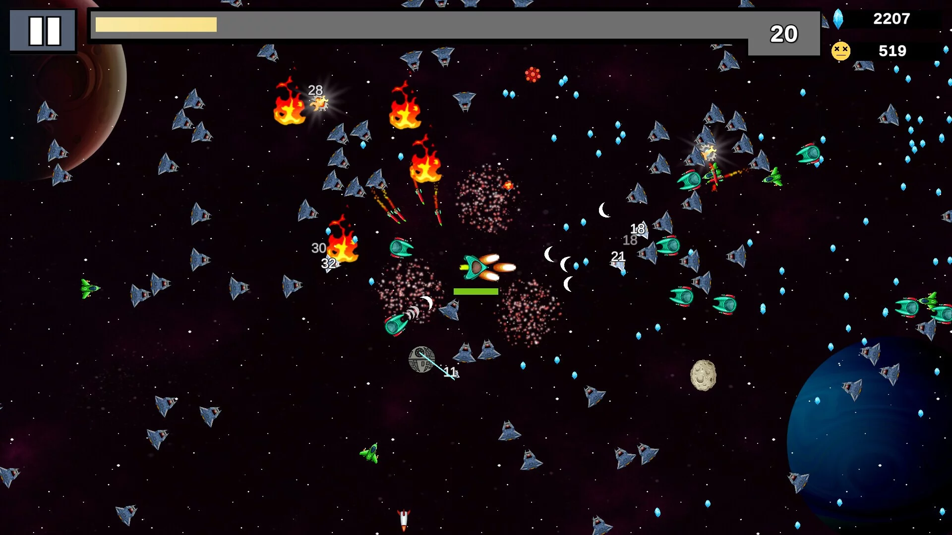 Изображение игры: Space Horde Attack