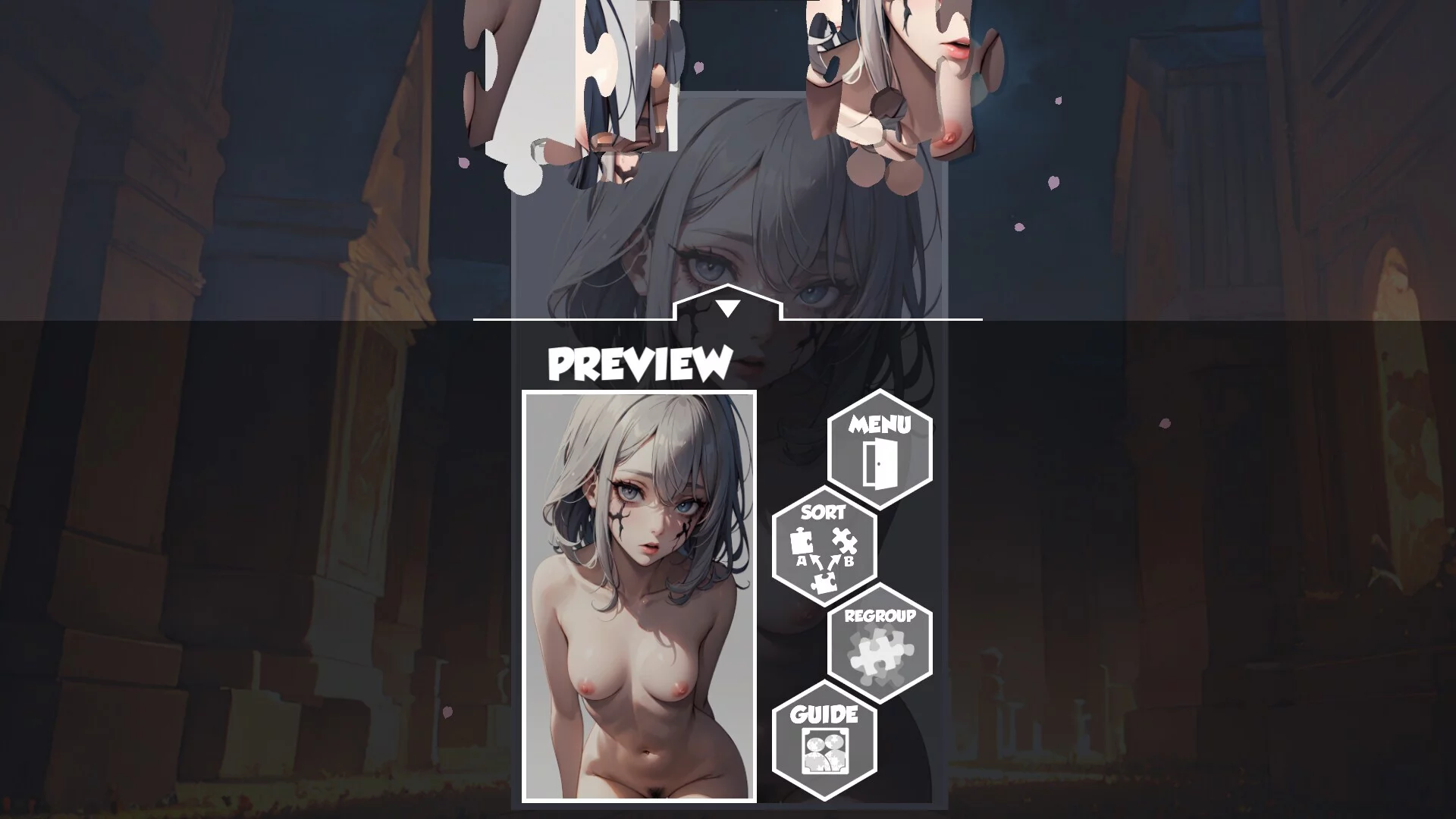 Изображение игры: Hentai Casual Jigsaw - Zombies