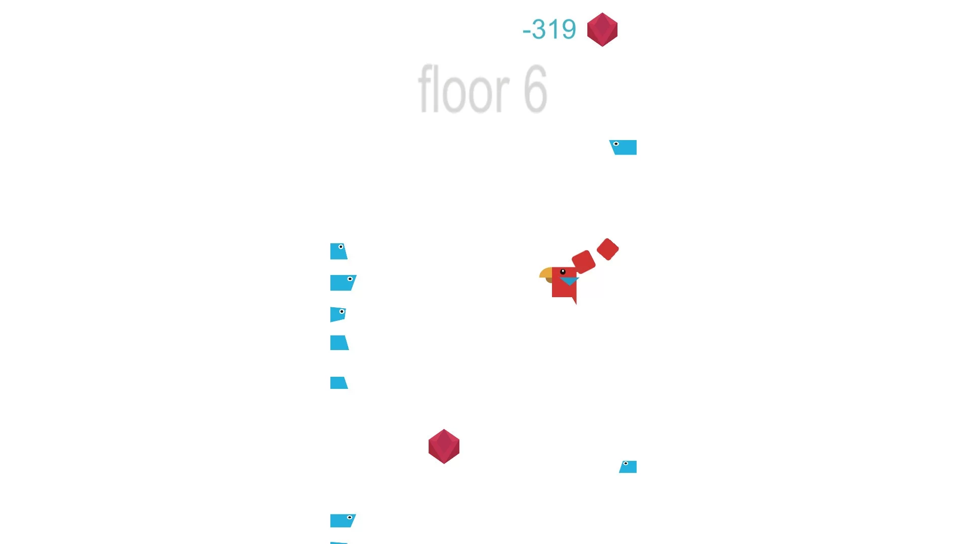 Изображение игры: Go Up Bird!