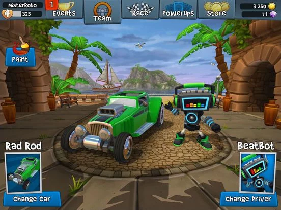 Изображение игры: Beach Buggy Racing 2