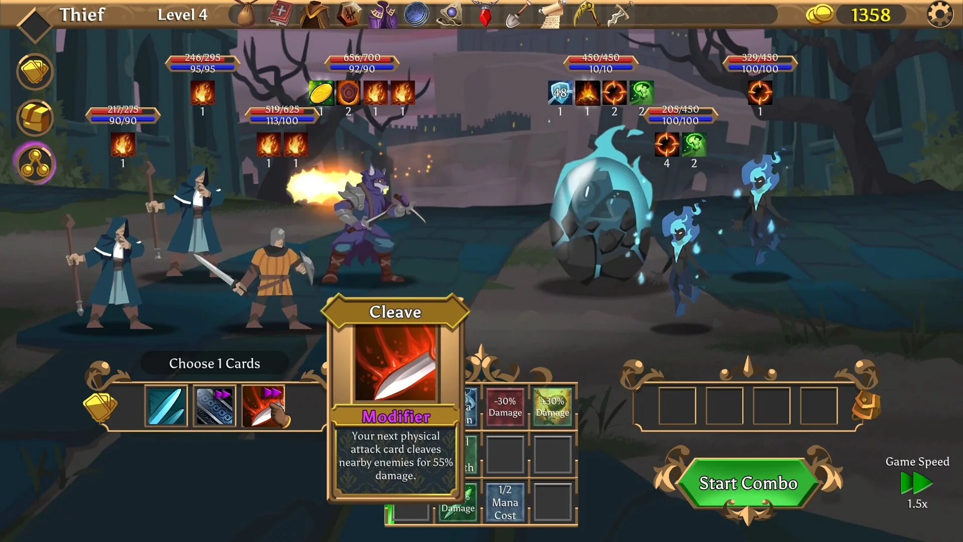 Изображение игры: Combo Card Clashers