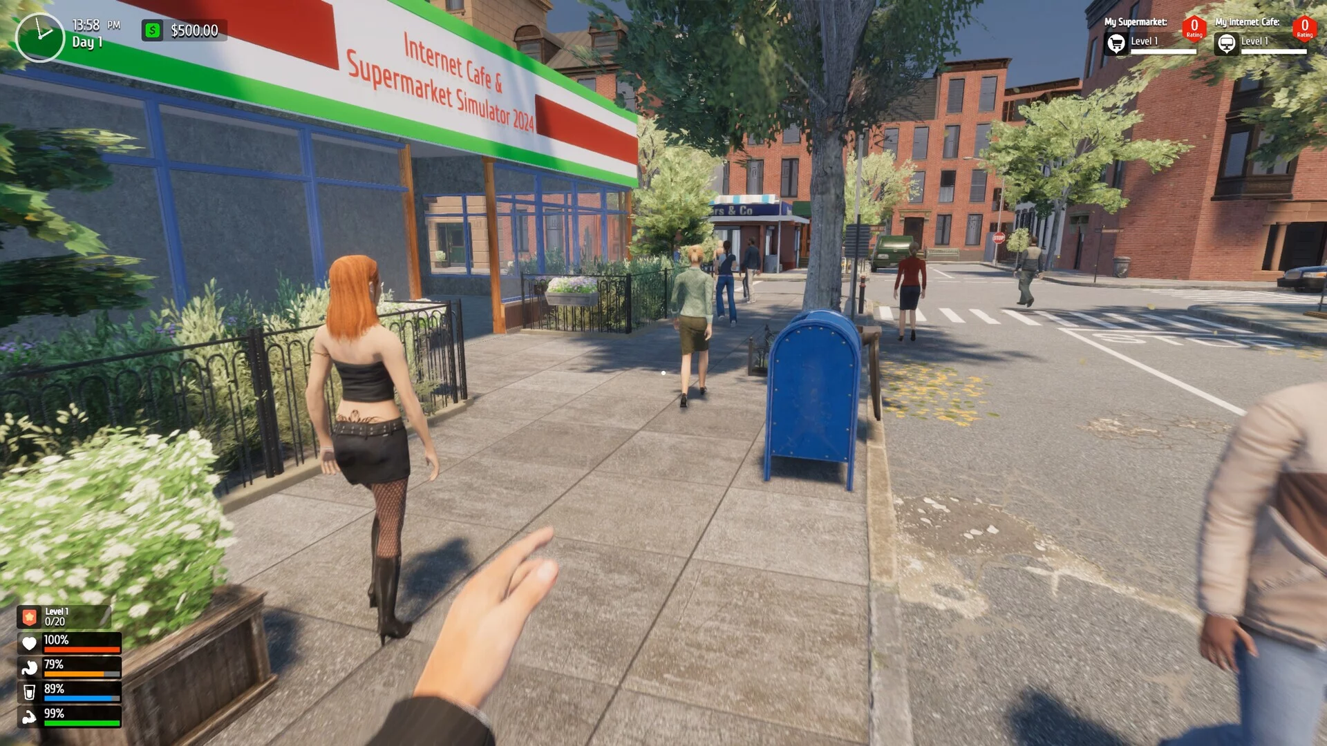 Изображение игры: Internet Cafe & Supermarket Simulator 2024
