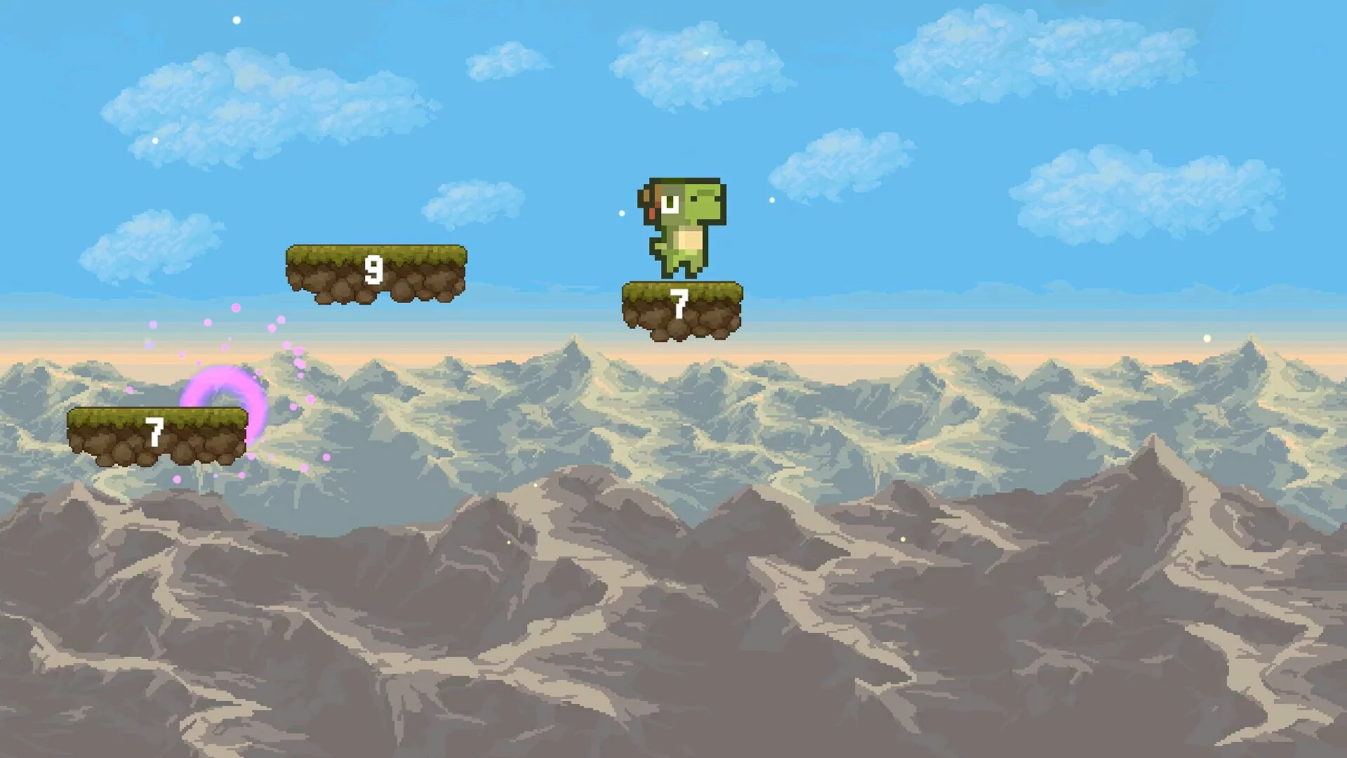 Изображение игры: Dino Precision Platformer