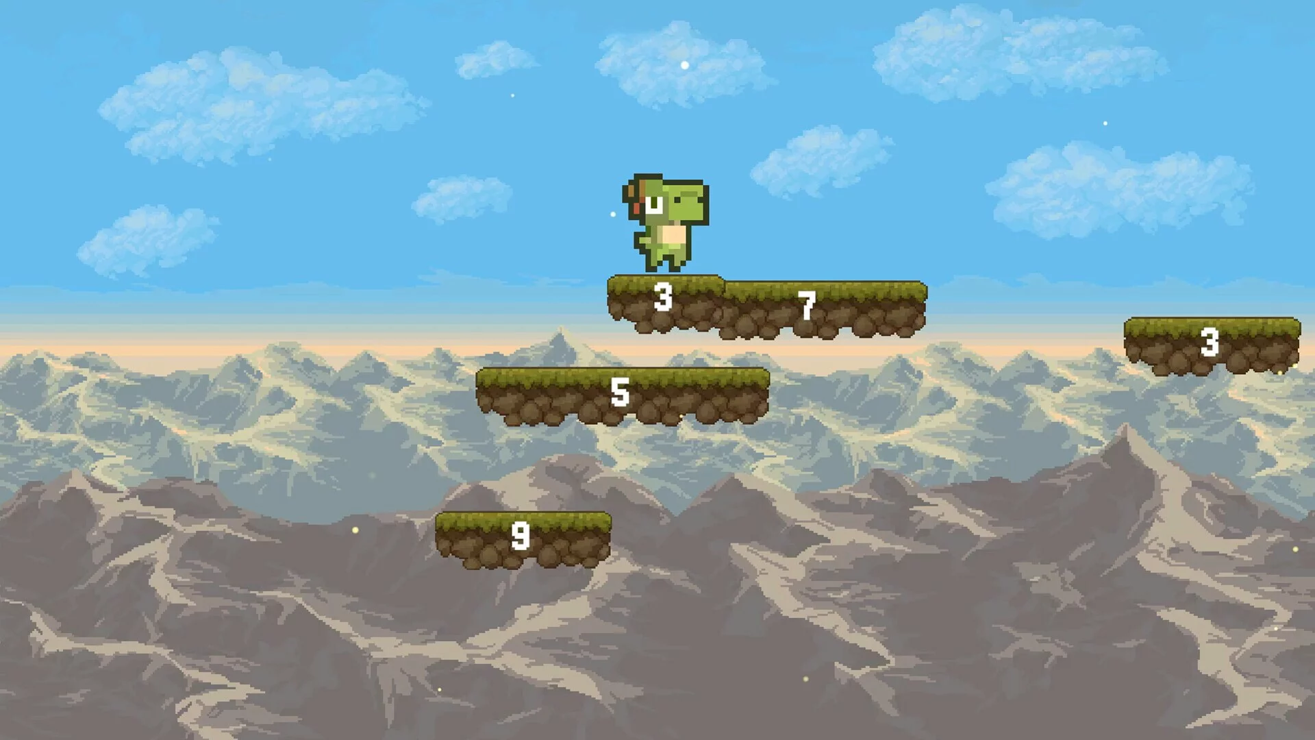 Изображение игры: Dino Precision Platformer