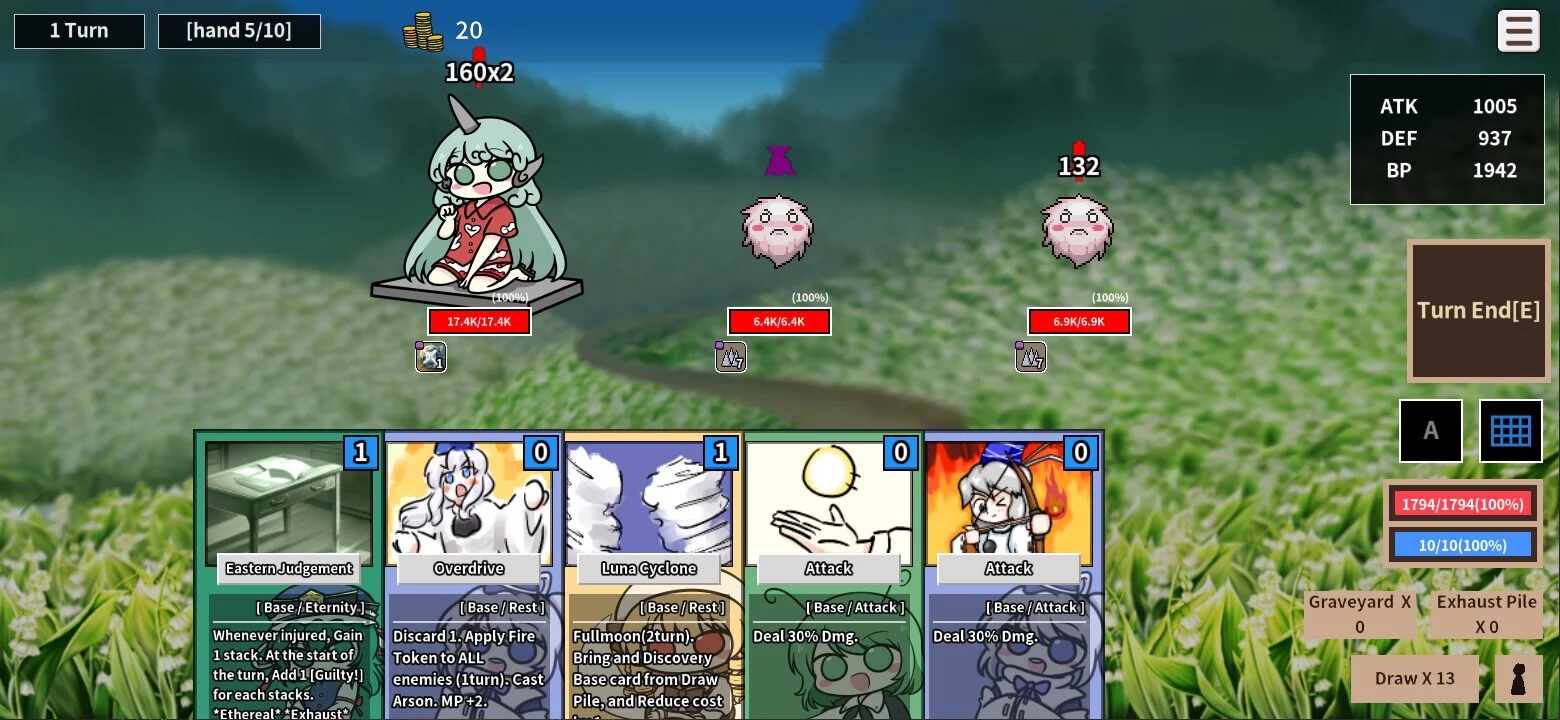 Изображение игры: Touhou Flower Fight