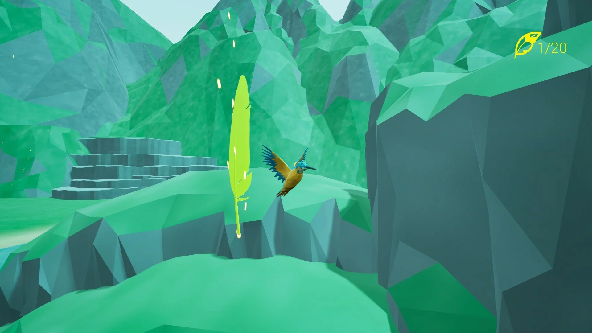 Изображение игры: Bird Feather: Aquamarine World