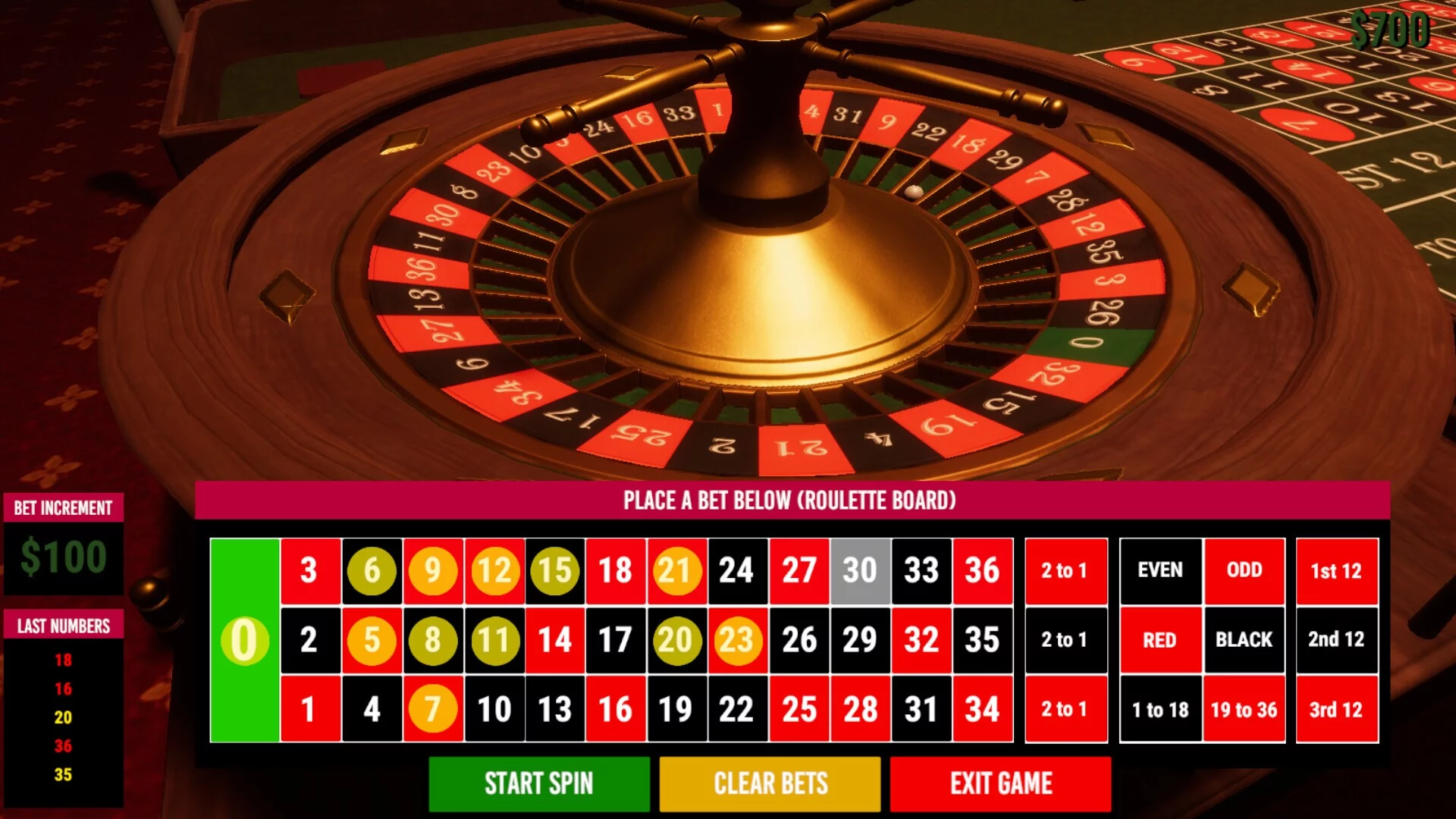 Изображение игры: Roulette Simulator 2025