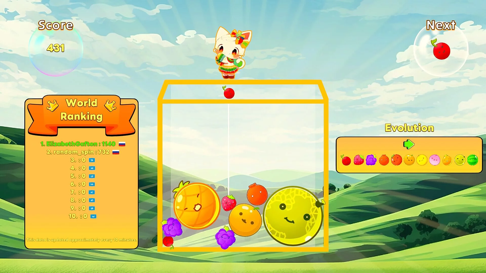 Изображение игры: Suika Watermelon Fruits
