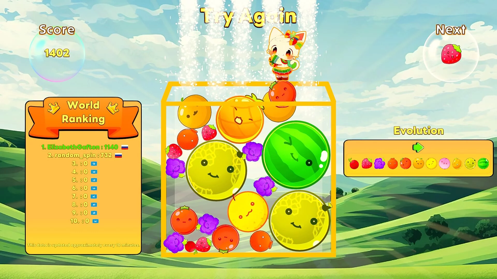 Изображение игры: Suika Watermelon Fruits