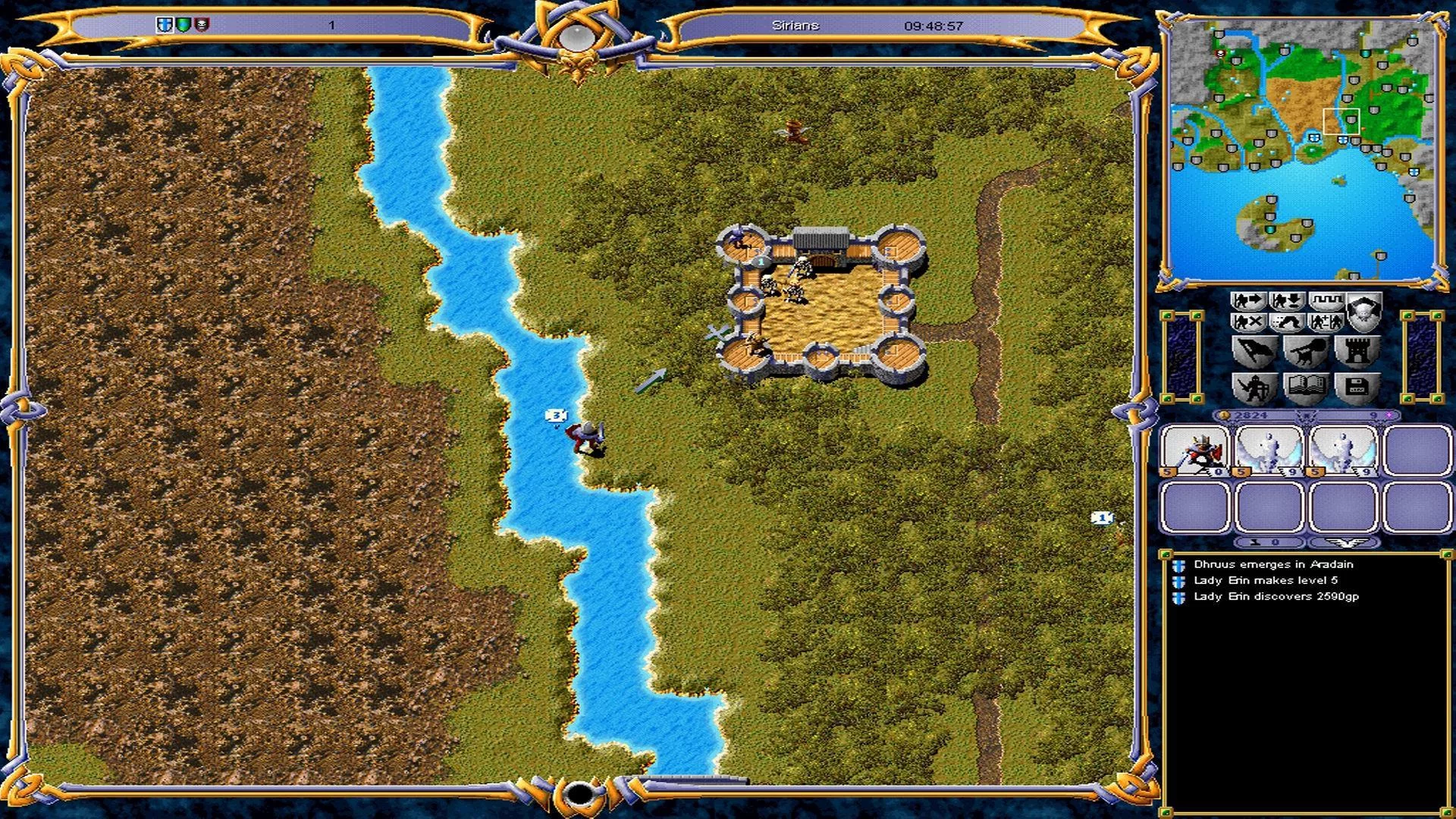 Изображение игры: Warlords III: Darklords Rising
