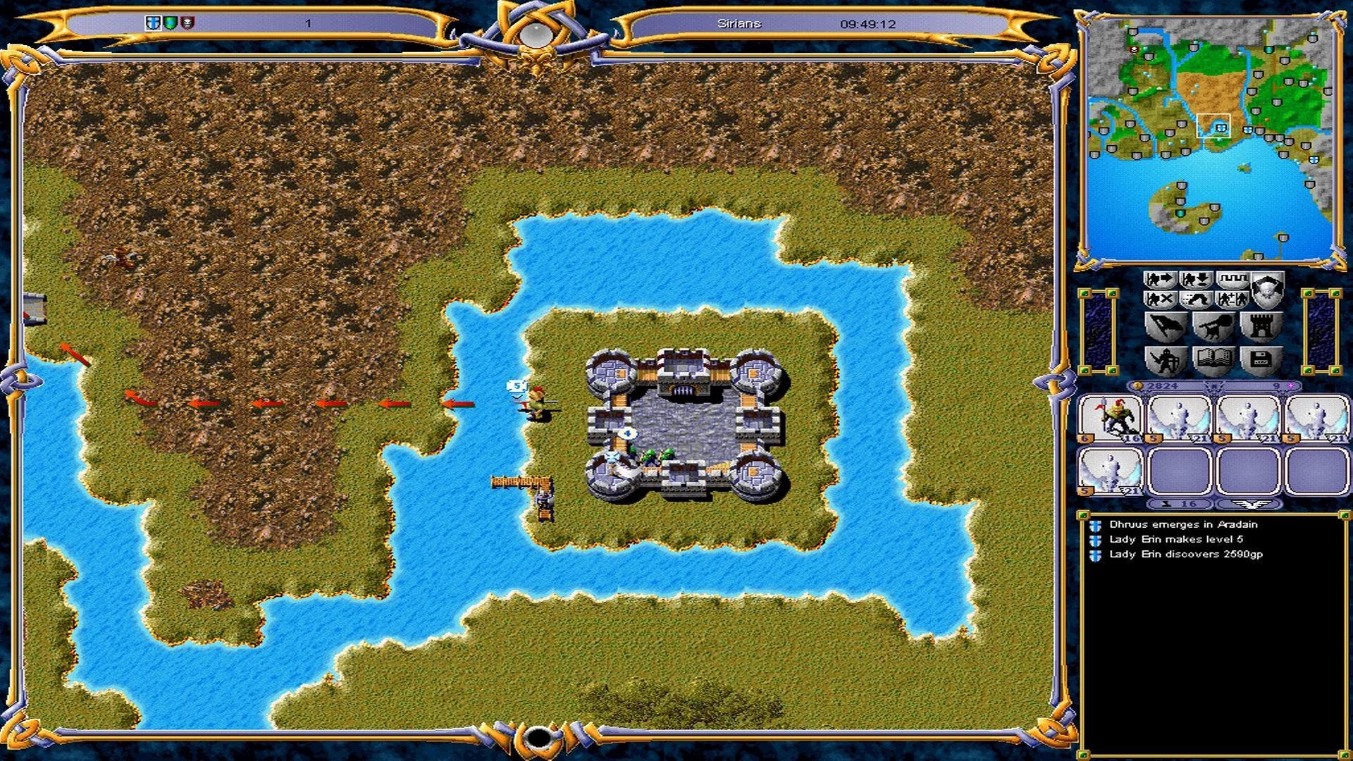 Изображение игры: Warlords III: Darklords Rising