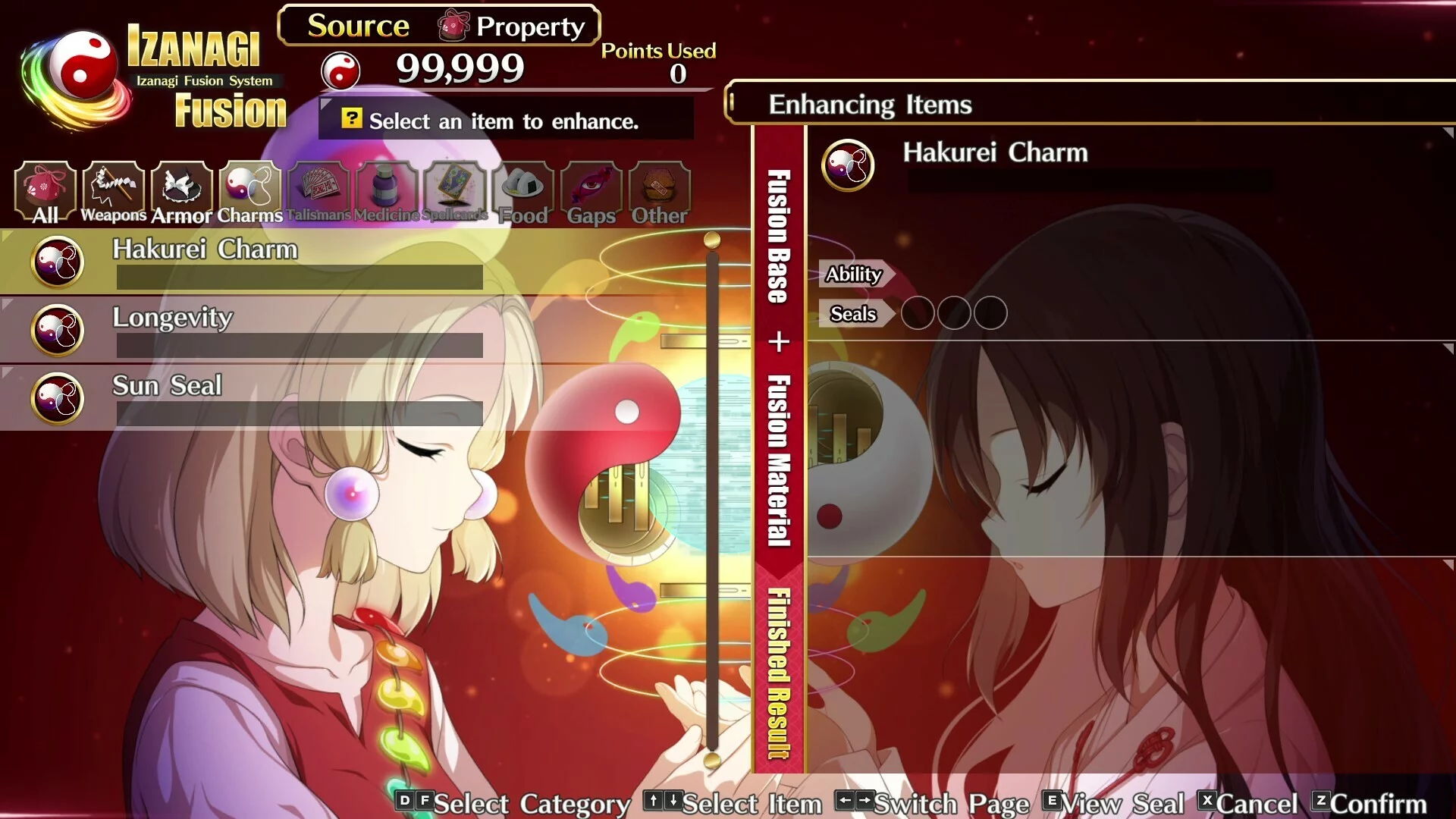 Изображение игры: Touhou Genso Wanderer -FORESIGHT